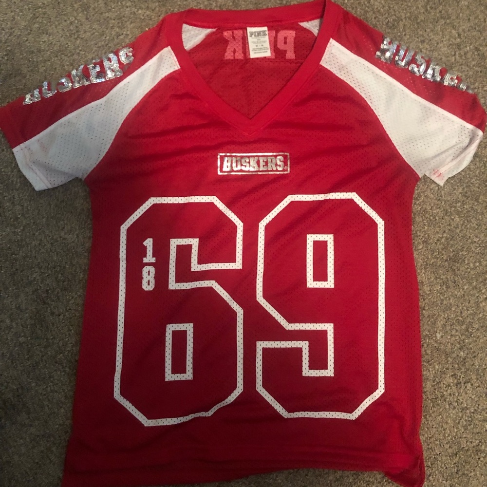 Women’s M husker Jersey - PINK